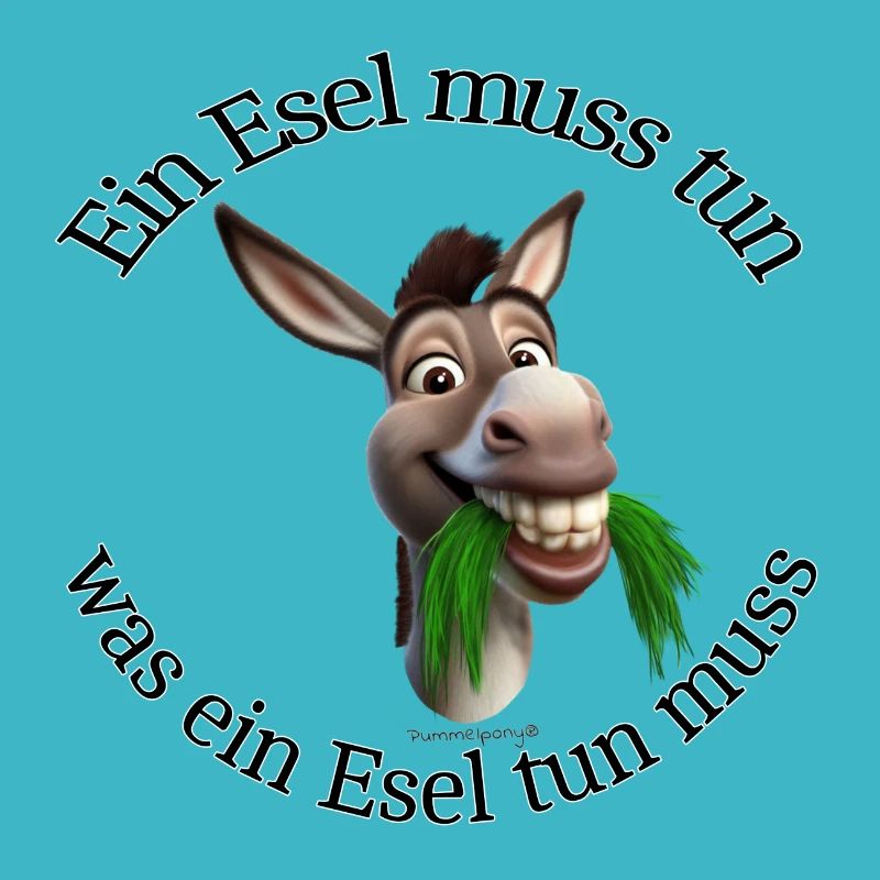 Nimmersatt Esel