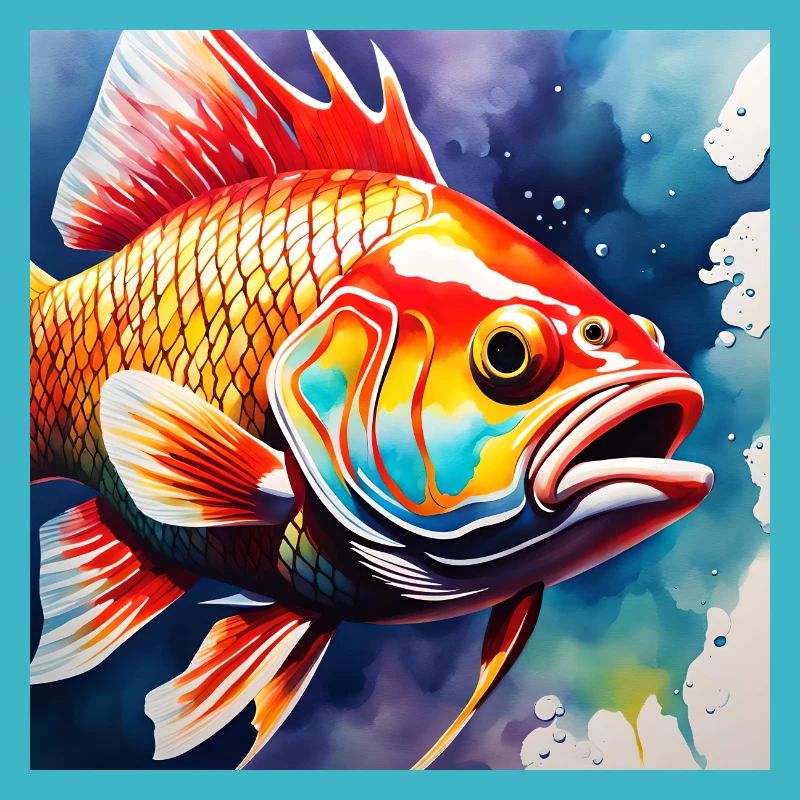 Fish colored