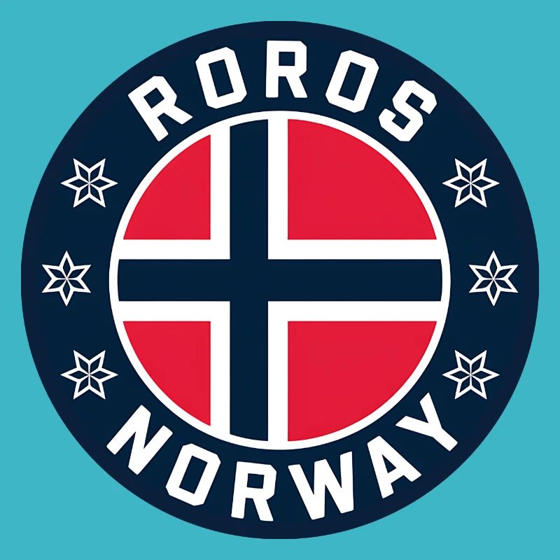Roros Norwegen Flagge