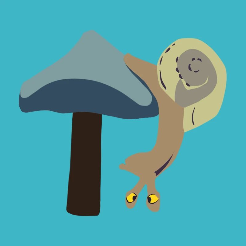Snail upside down