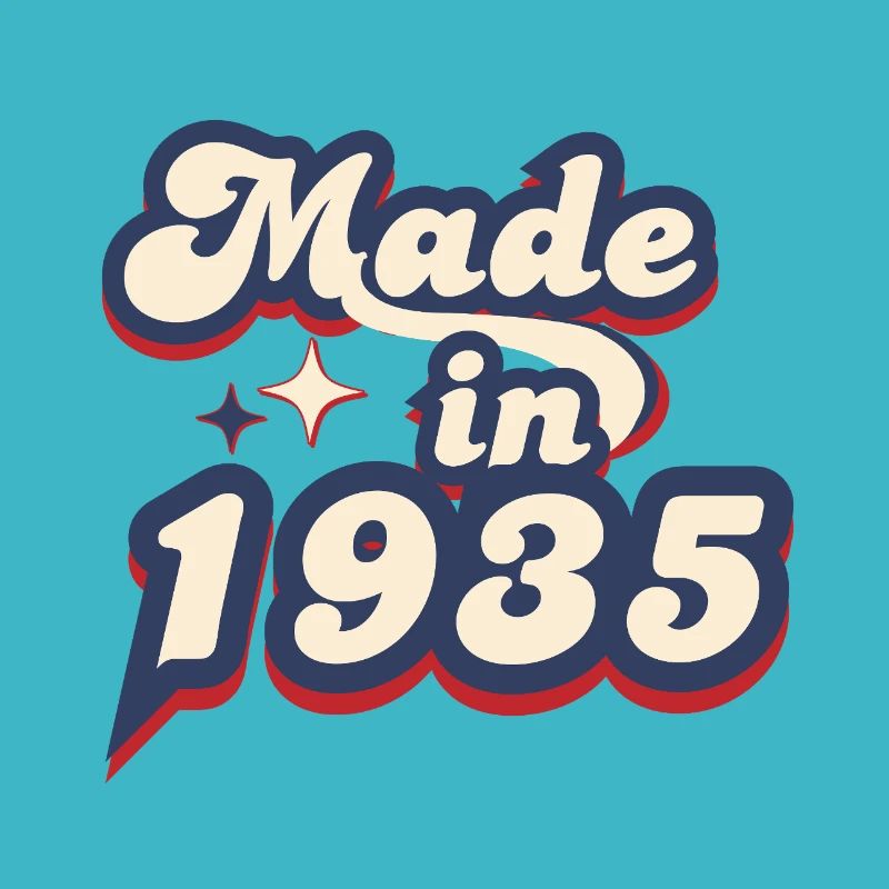 Made in 1935 retro