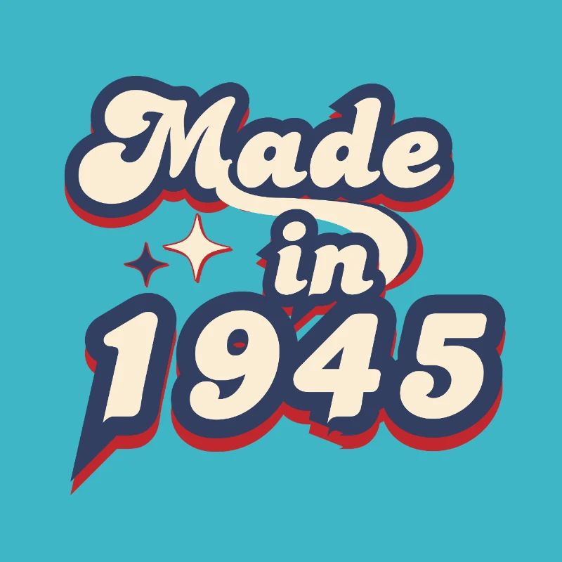 Made in 1945 retro