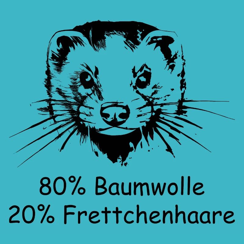 Frettchen 80% Baumwolle 20% Frettchenhaare