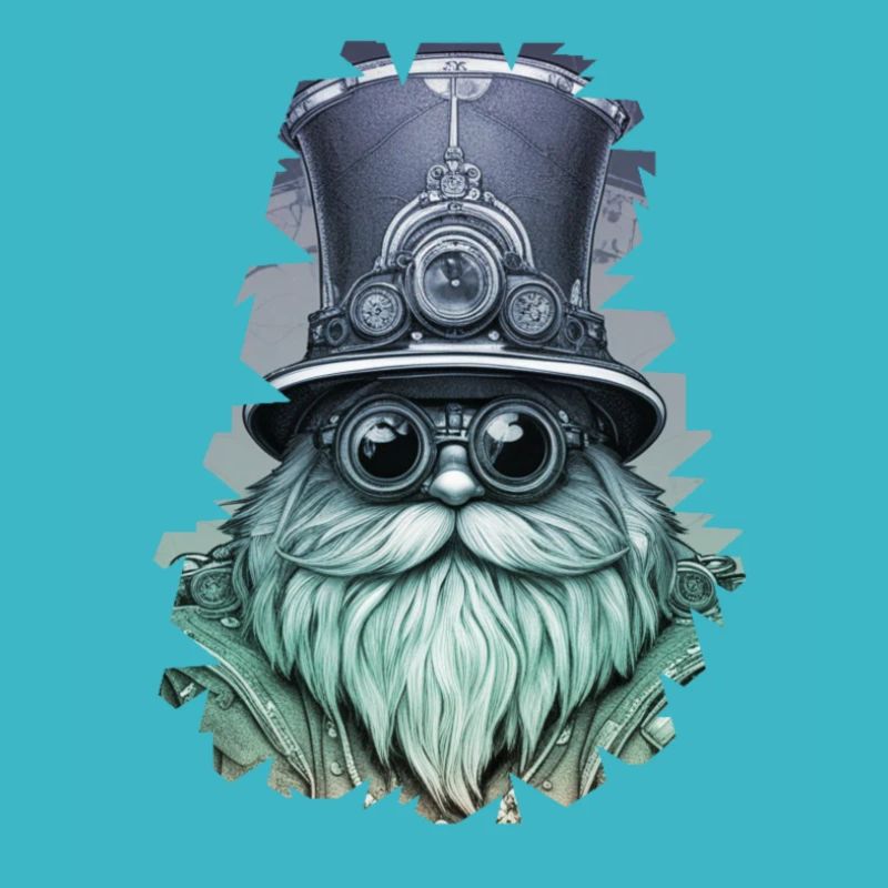 Barbe d’acier en pierre // Steampunk