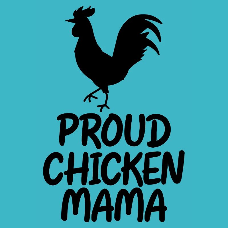 Fière maman poulets