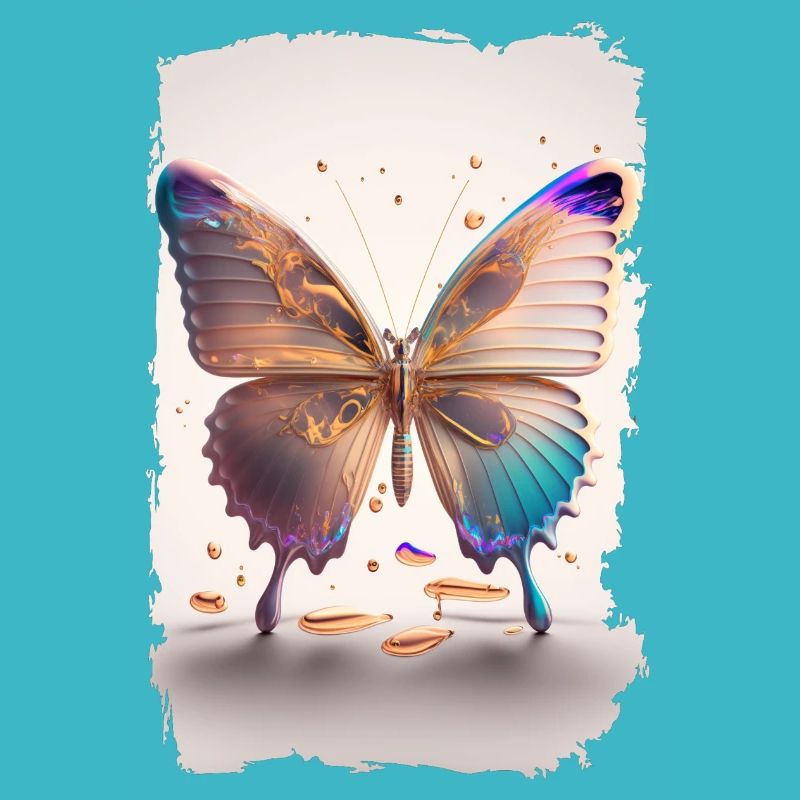 Melting butterfly