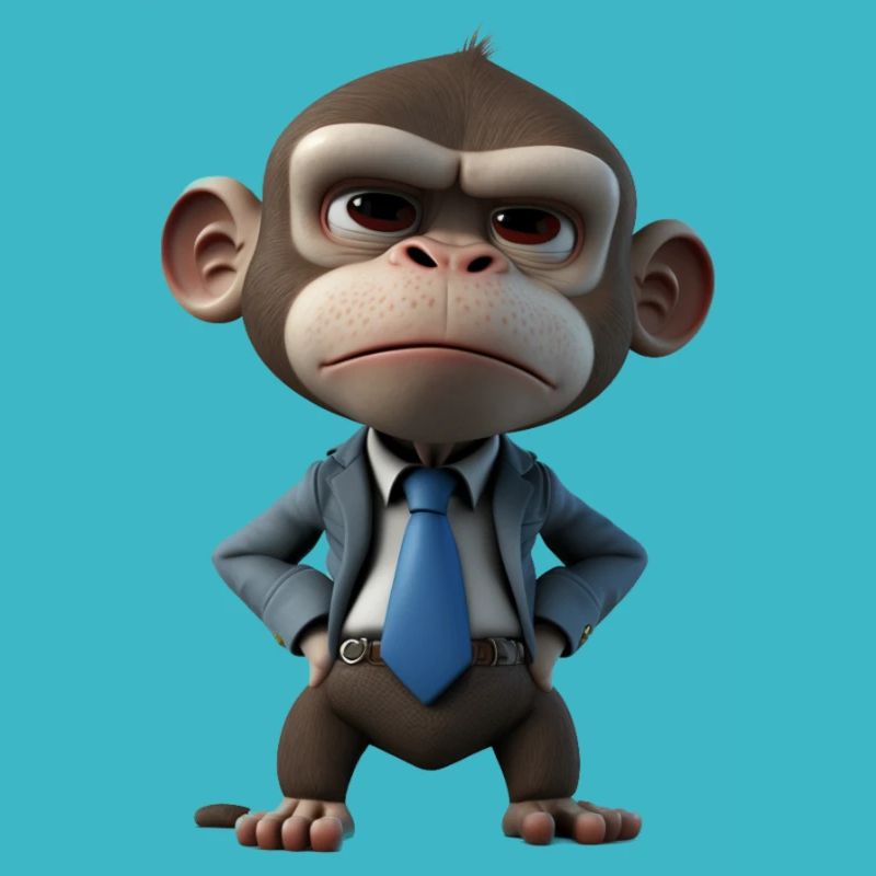 Businessman Monkey