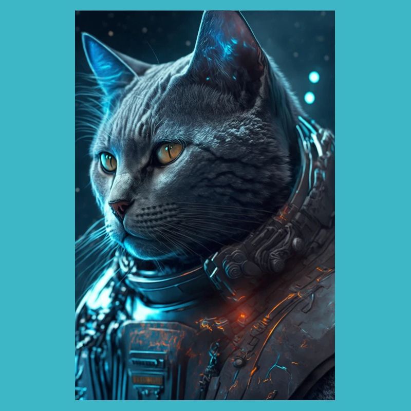 Chat dans l’espace