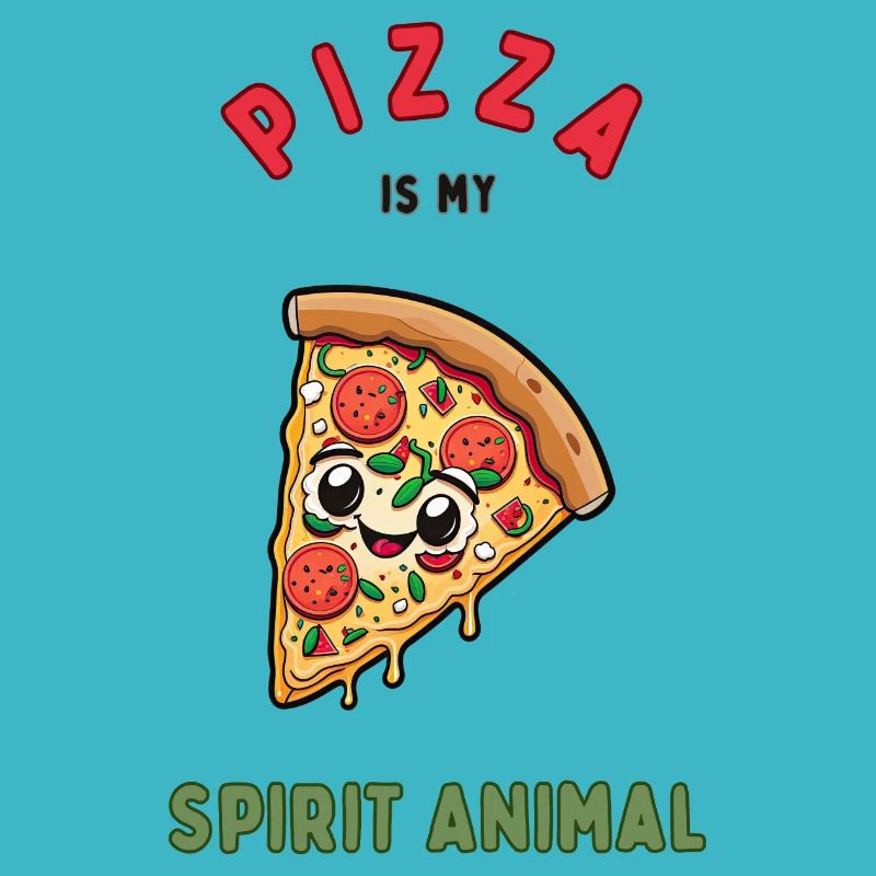 Pizza ist mein Geisttier