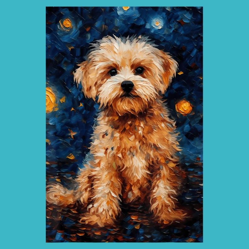 Art du chien caniche