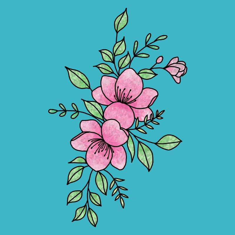 Rosa Prunus Mume Blume