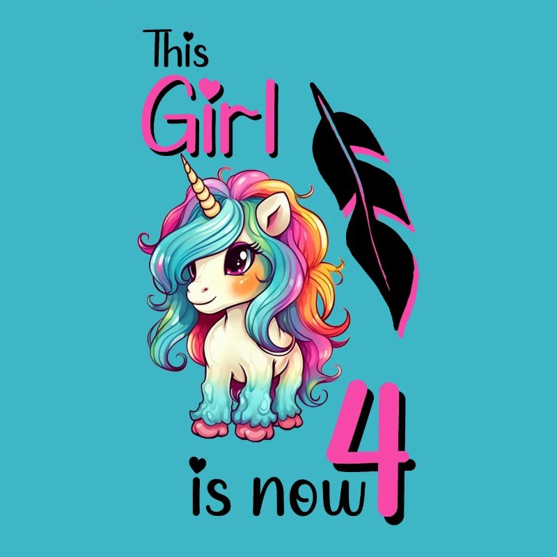 Einhorn Geburtstag 4 Jahre