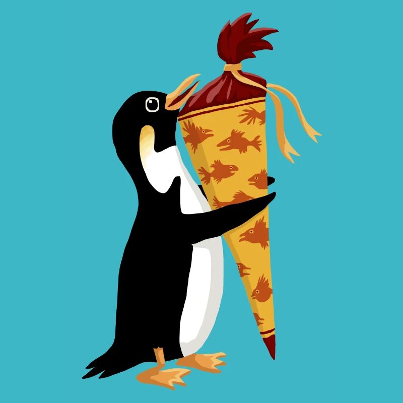 Penguin school cone