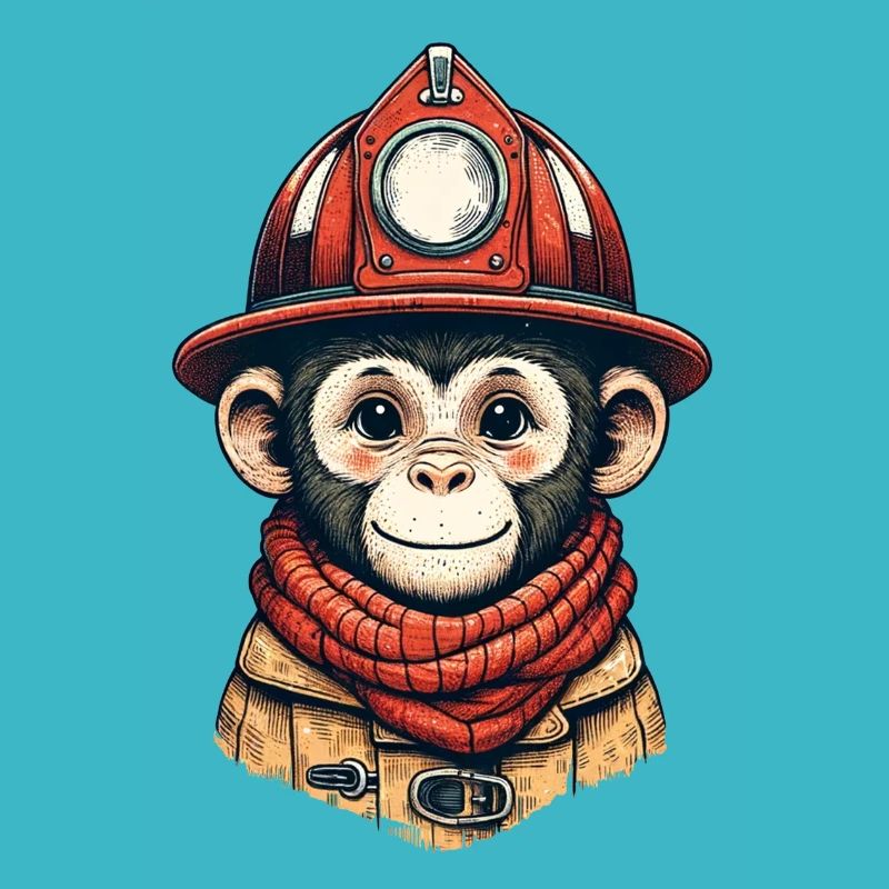 Pompier singe | Sapeurs-pompiers Äffle