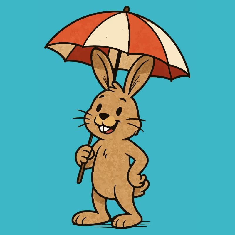 rabbit parasol bunny