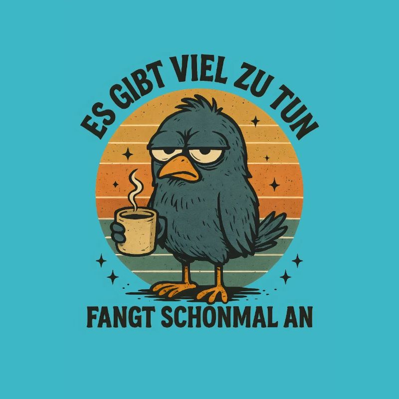 Der frühe Vogel Kaffee Statement