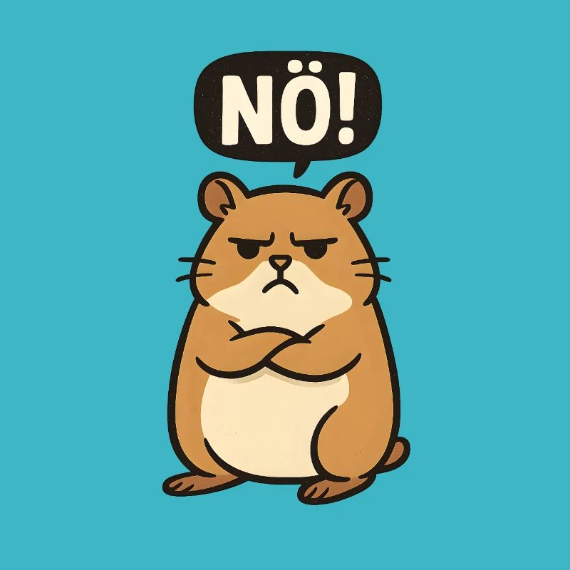 Statement Hamster Nö Einfach Nein Kein Bock