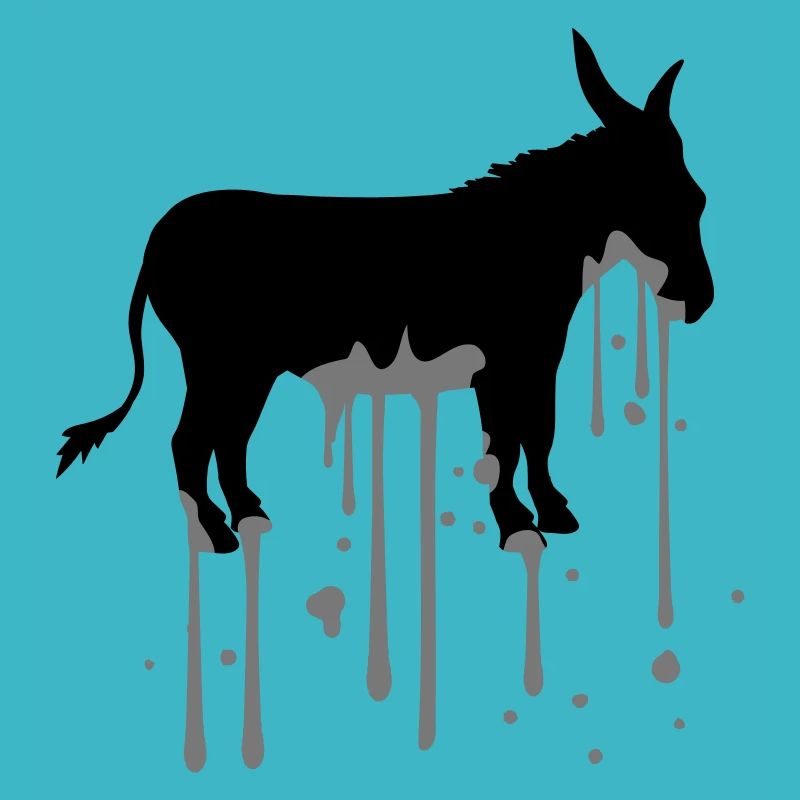 timbre goutte couleur blob graffiti spray donkey p