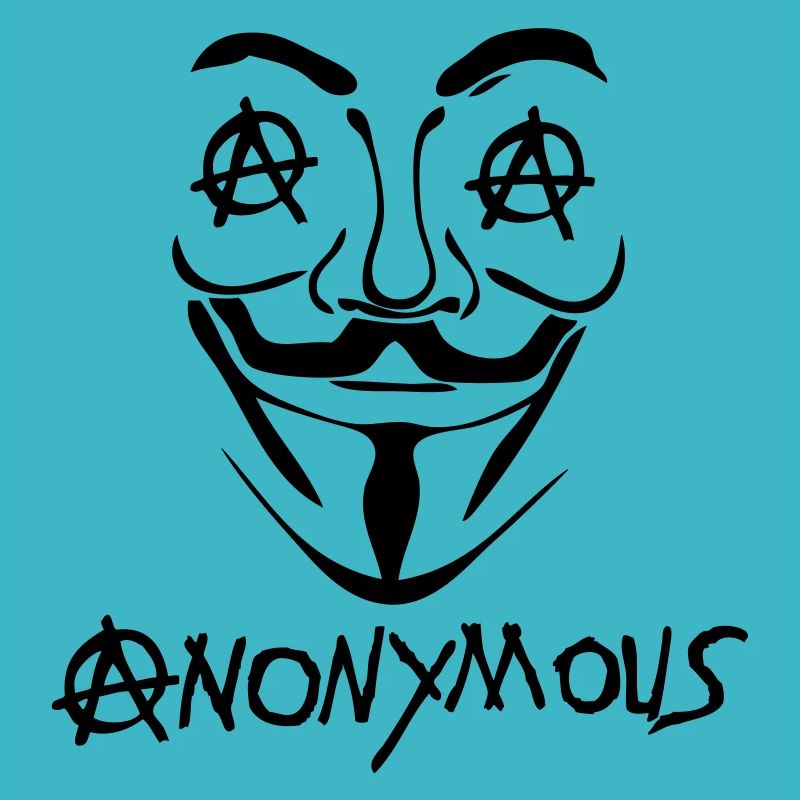 logo anarchy anonymous mask