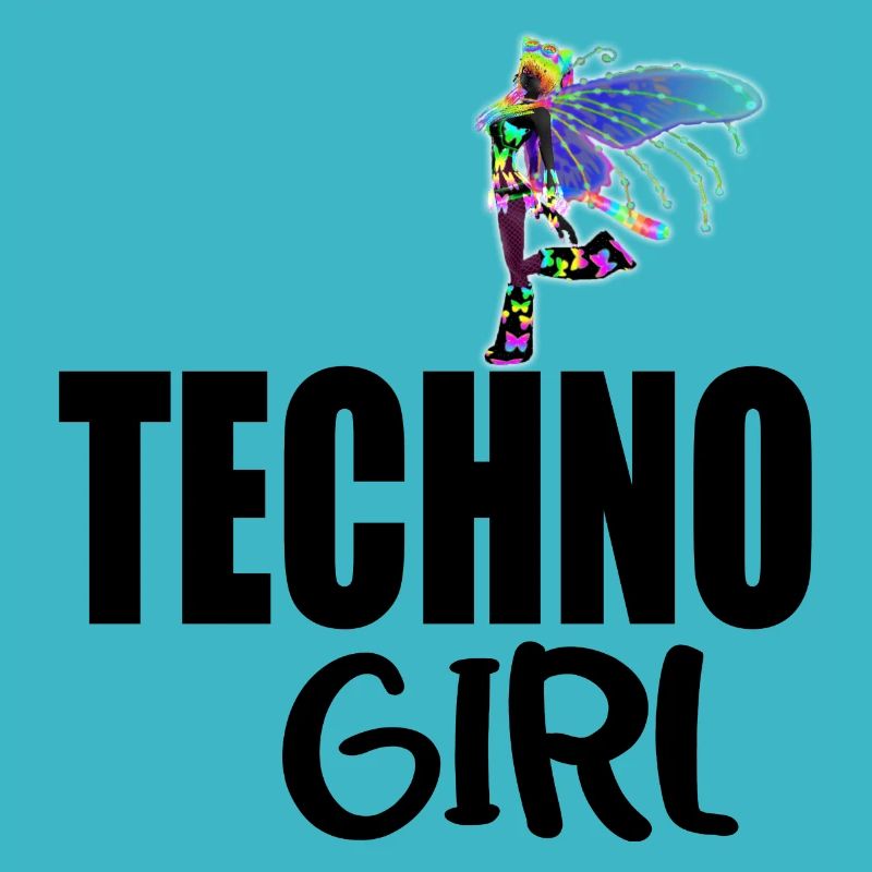Techno-Mädchen