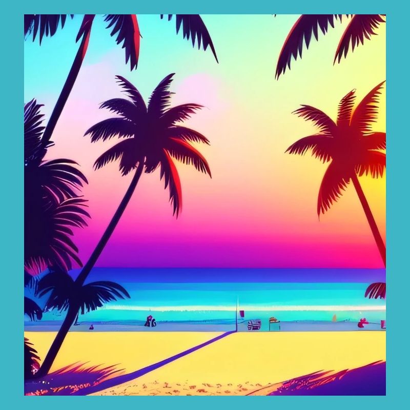 Retro Beach 80s