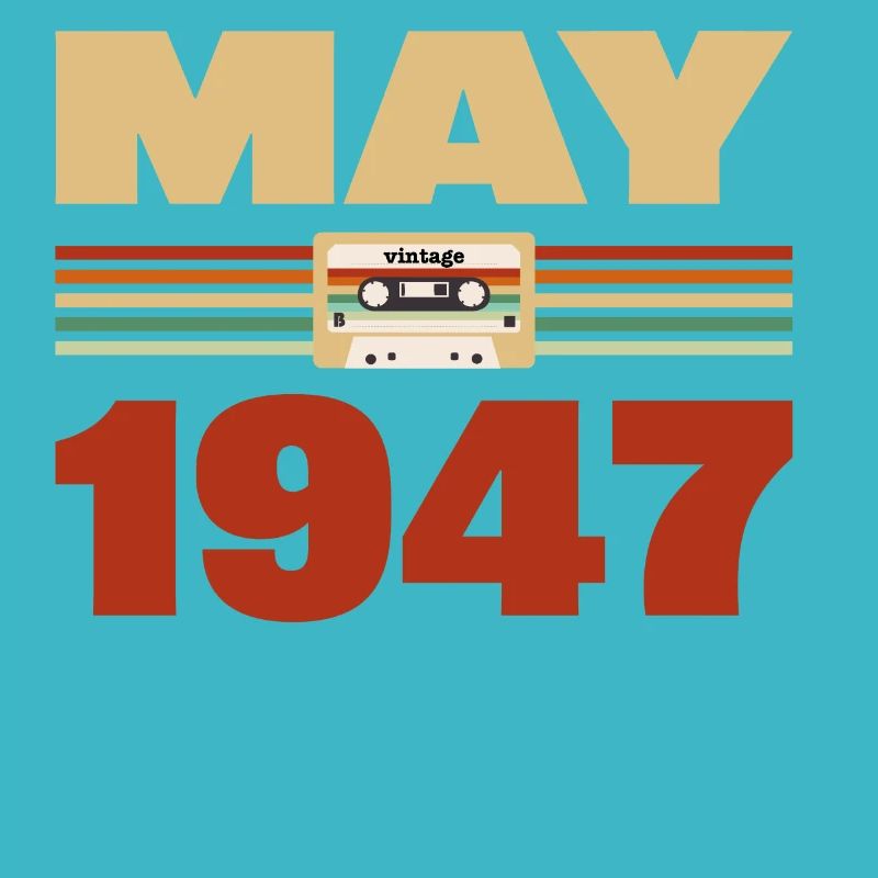 76e anniversaire mai millésime 1947 idée cadeau