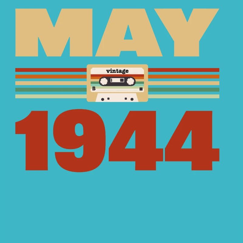 79th Birthday May Vintage 1944 Gift Idea