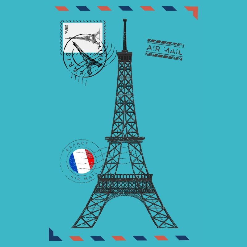 Paris Postcard Eiffel Tower