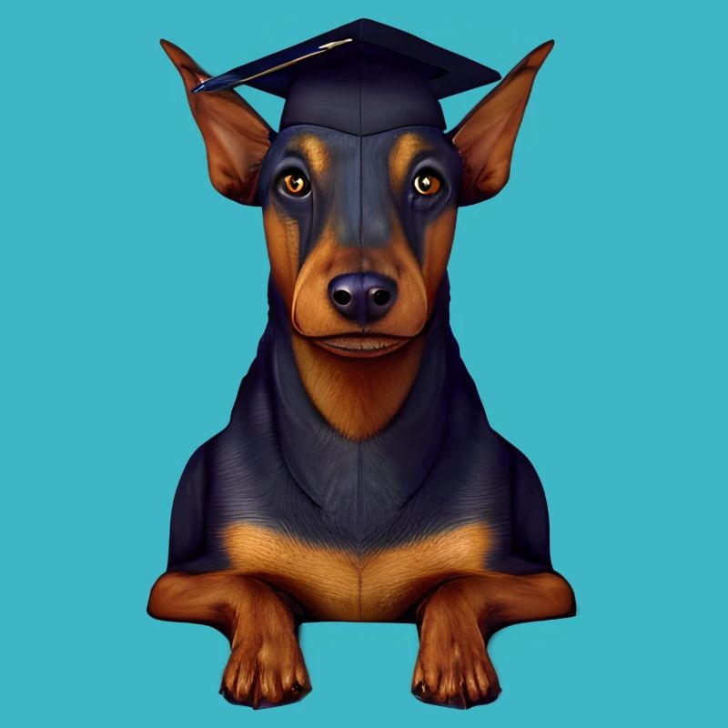 Chiens de Bachelor Doberman Studies School Leaving Certificate