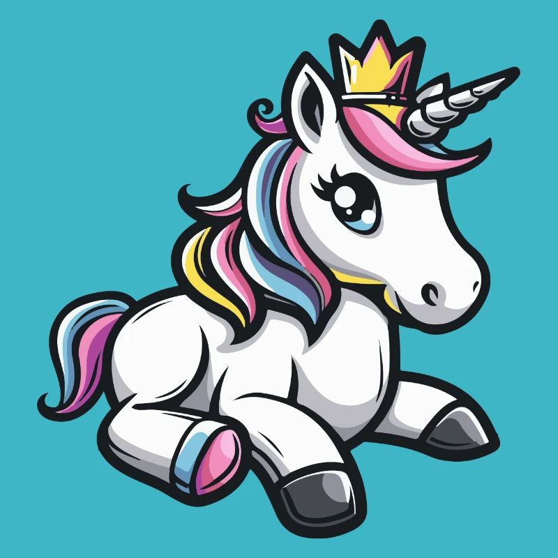 Unicorn Comic Crown