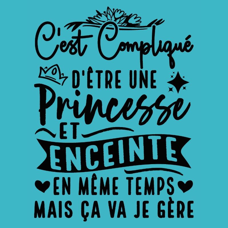 Princesse Enceinte Annonce Grossesse Future Maman