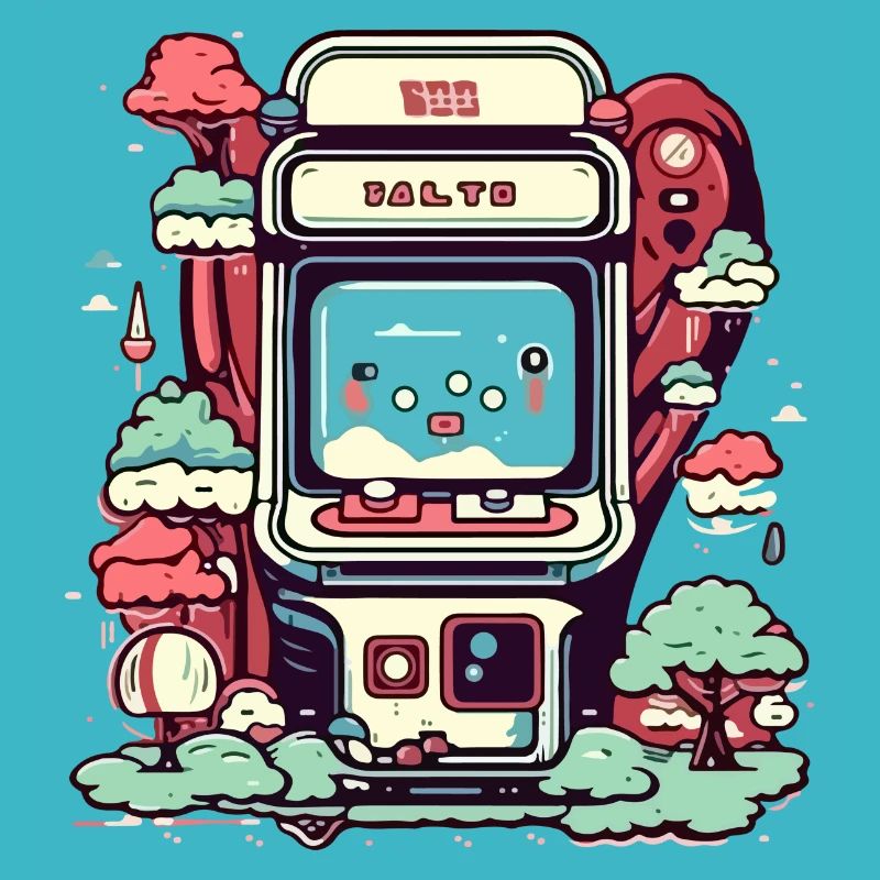 Borne d'arcade vintage