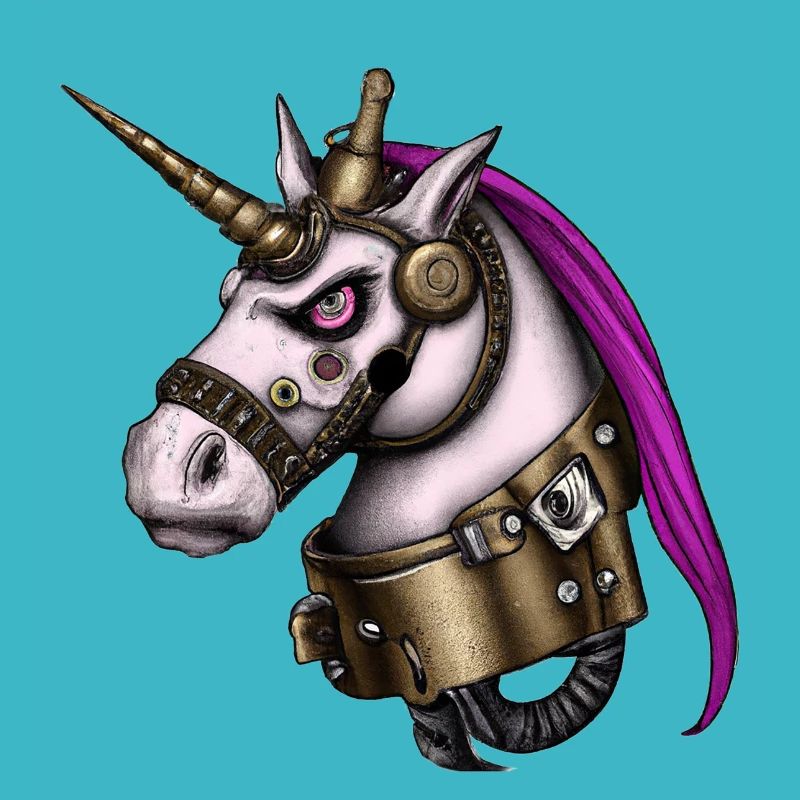 Steampunk Einhorn
