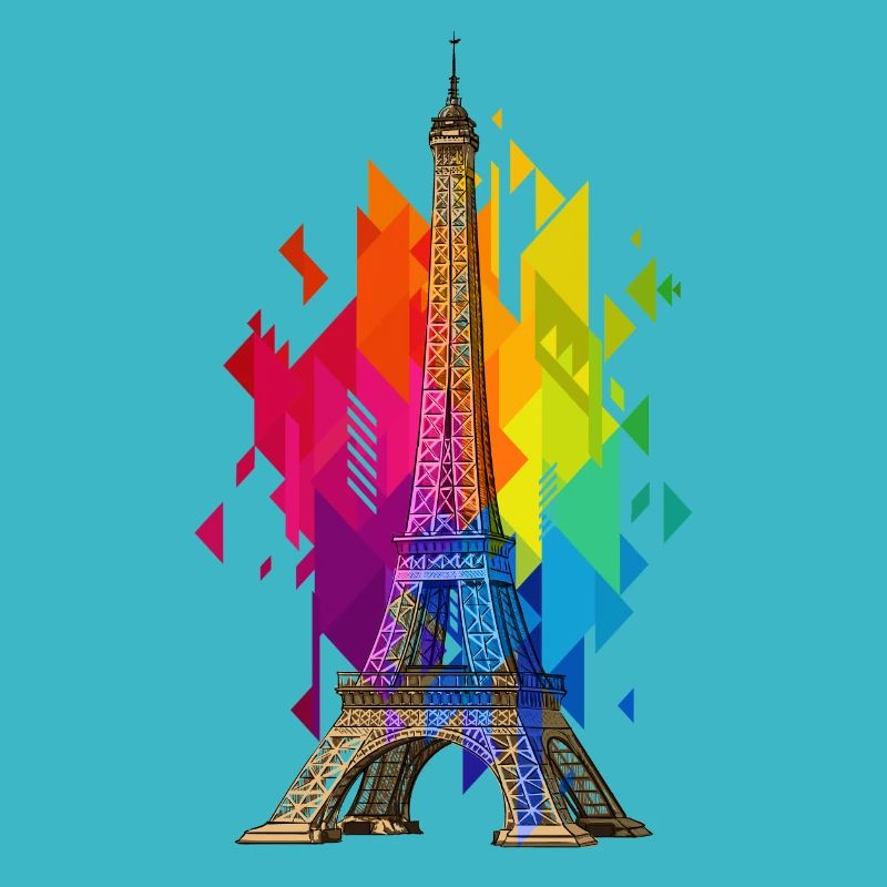 Paris Eiffelturm Frankreich Stadt Skyline Kunst
