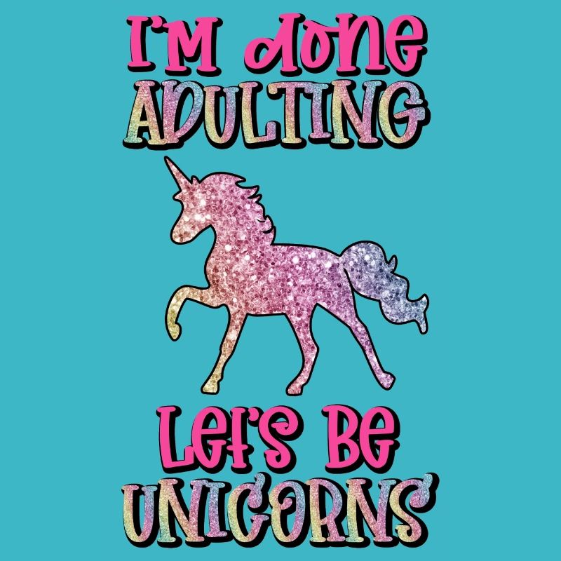 Einhorn Lets be Unicorns Pferd Regenbogen Fee