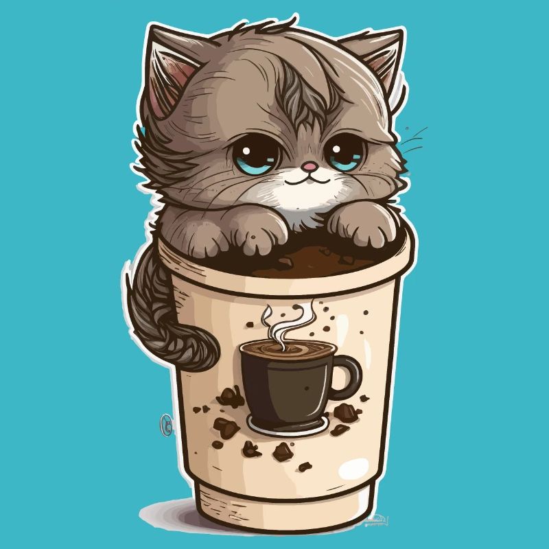 Kitty à la caféine