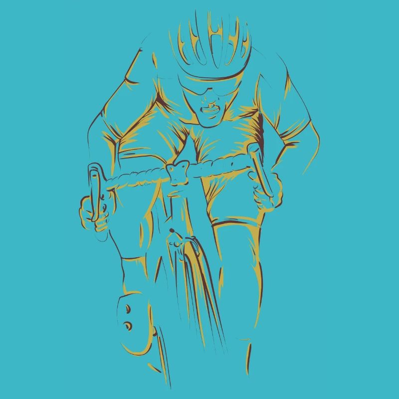 vélo de route cyclisme en action image complète