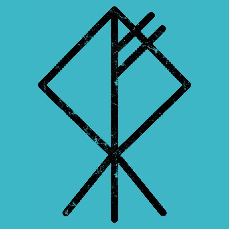 Wolf Vikings Rune Symbole Glyphe Idées cadeaux
