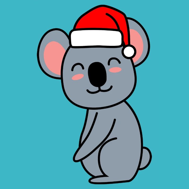 Koala Comic Weihnachten Xmas