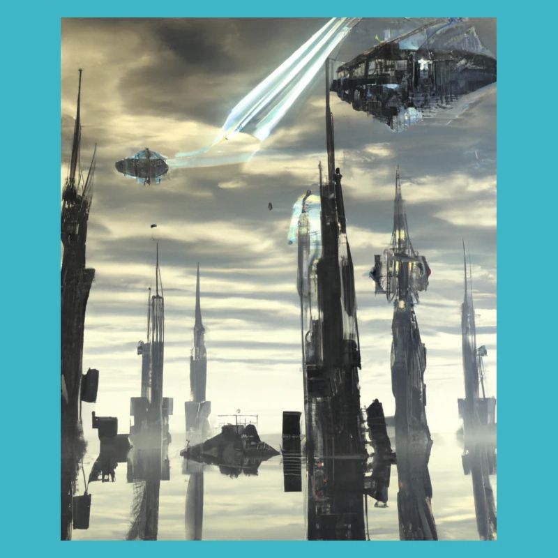Fantasie Science Fiction Stadt