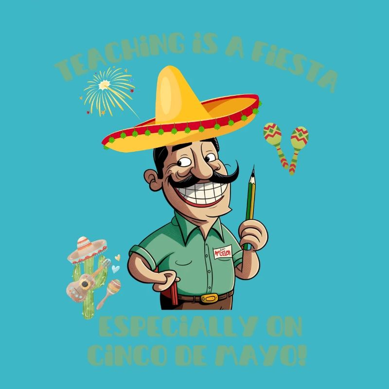 Lustiger Spruch Lehrer zum Cinco de Mayo Mexiko