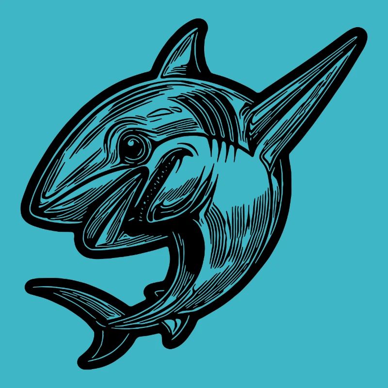 Petit requin dabbing mignon - Dabbing Shark