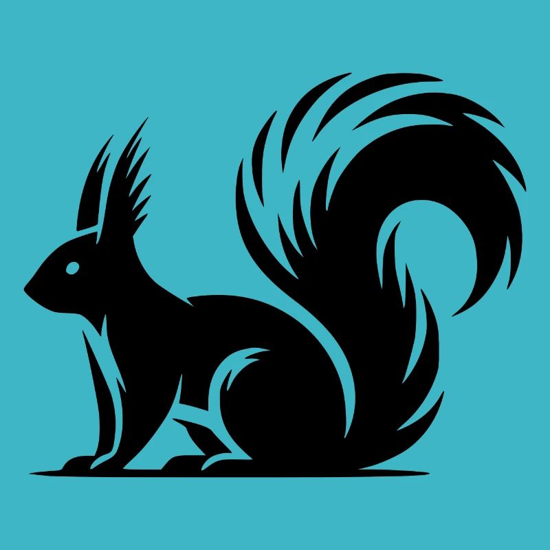 Mignon mignon écureuil Dessin
