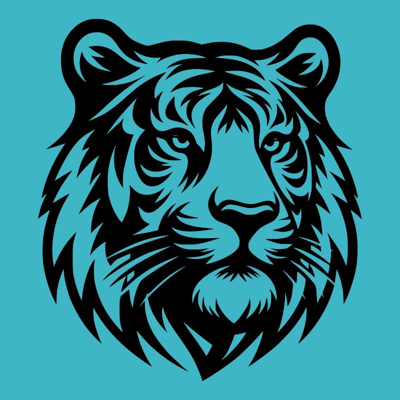 Tattoo tiger head