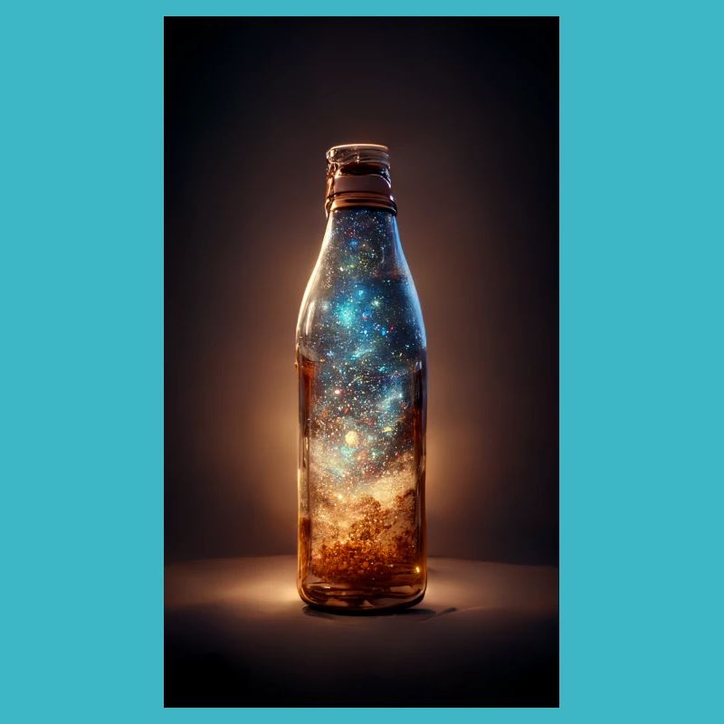 The Milky Way in bottle