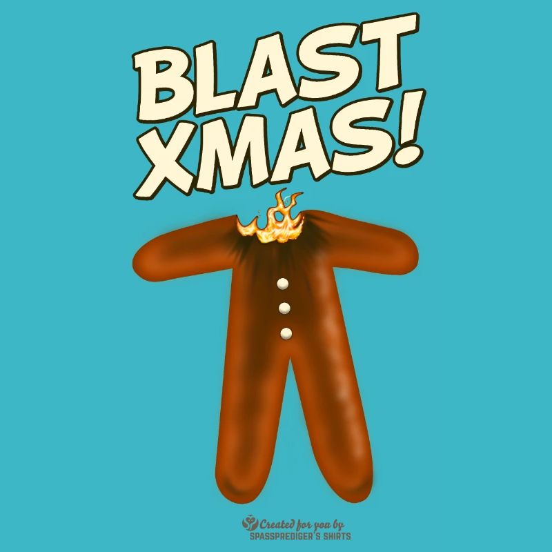 Conception de t-shirt de Noël moche disant Blast Noël