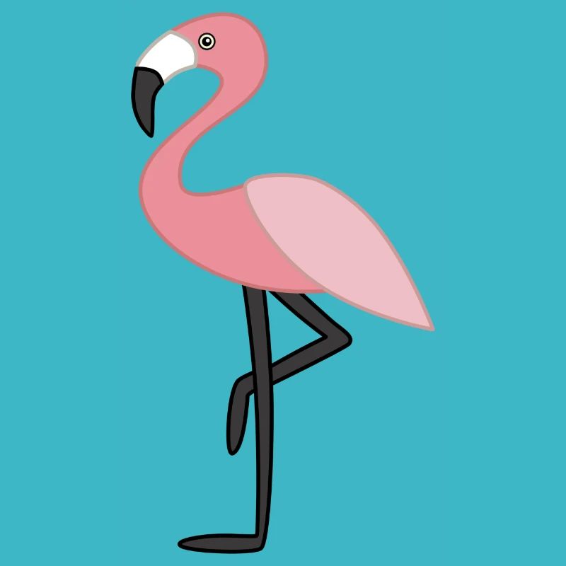 Flamant rose pink
