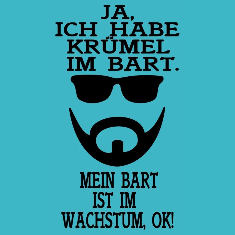 Krümel im Bart