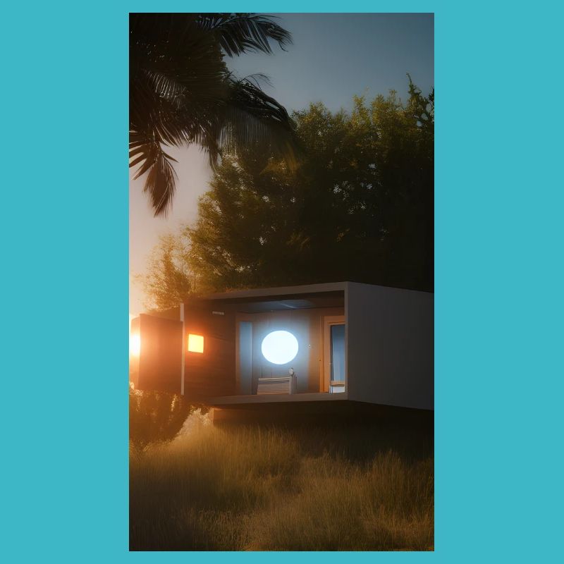 Maison cachée dans les bois