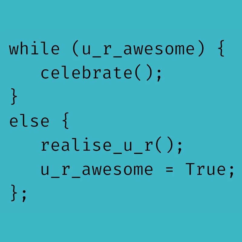 Positivity funny computer geek programmer joke
